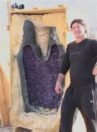 Dr. Turi with Amethyst Cave